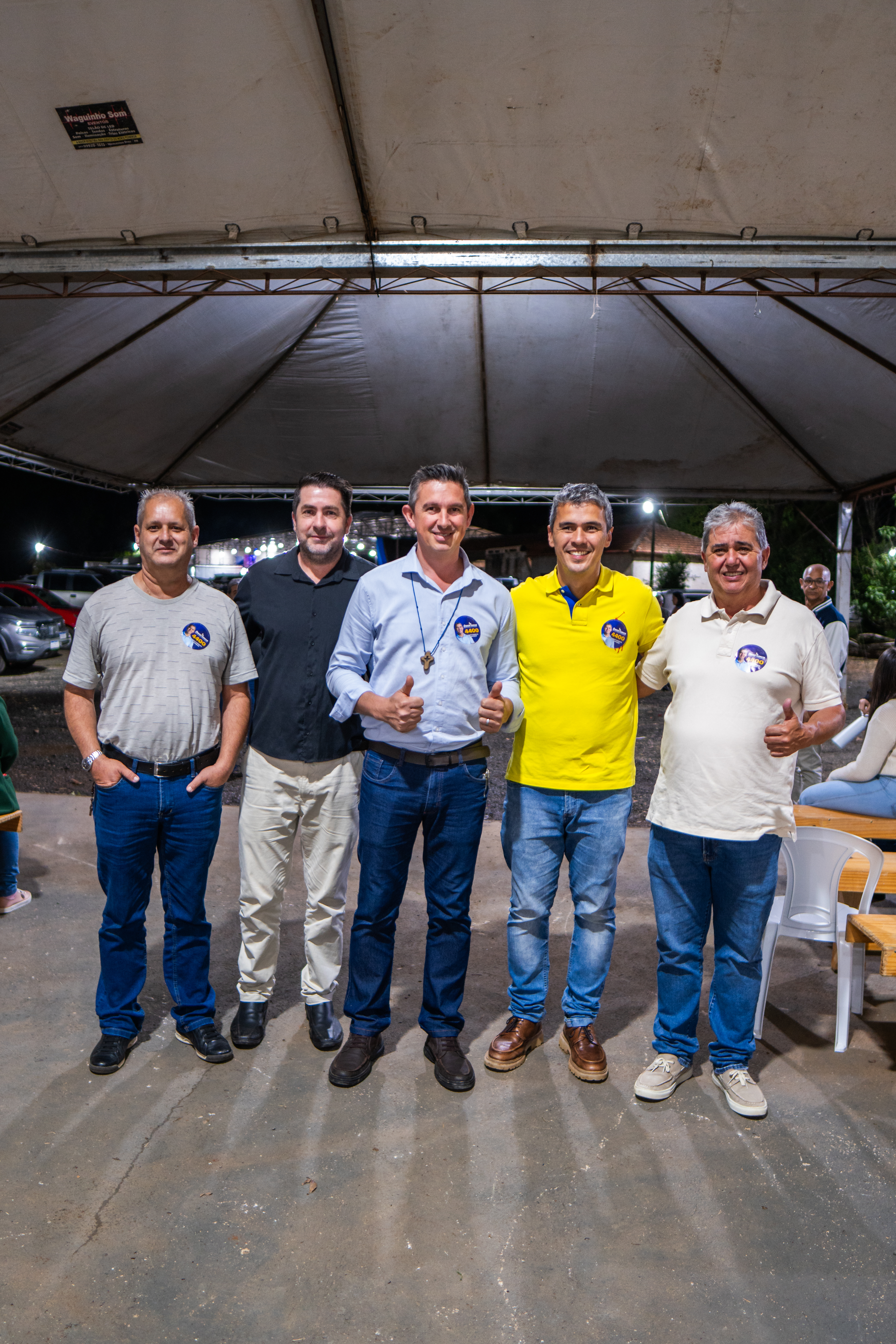 Diego Garcia em evento de campanha