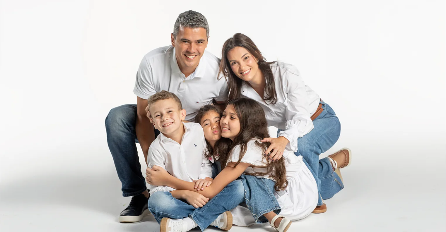 Diego Garcia em família