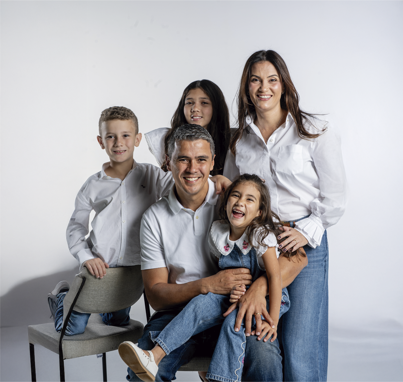 Diego Garcia com a família